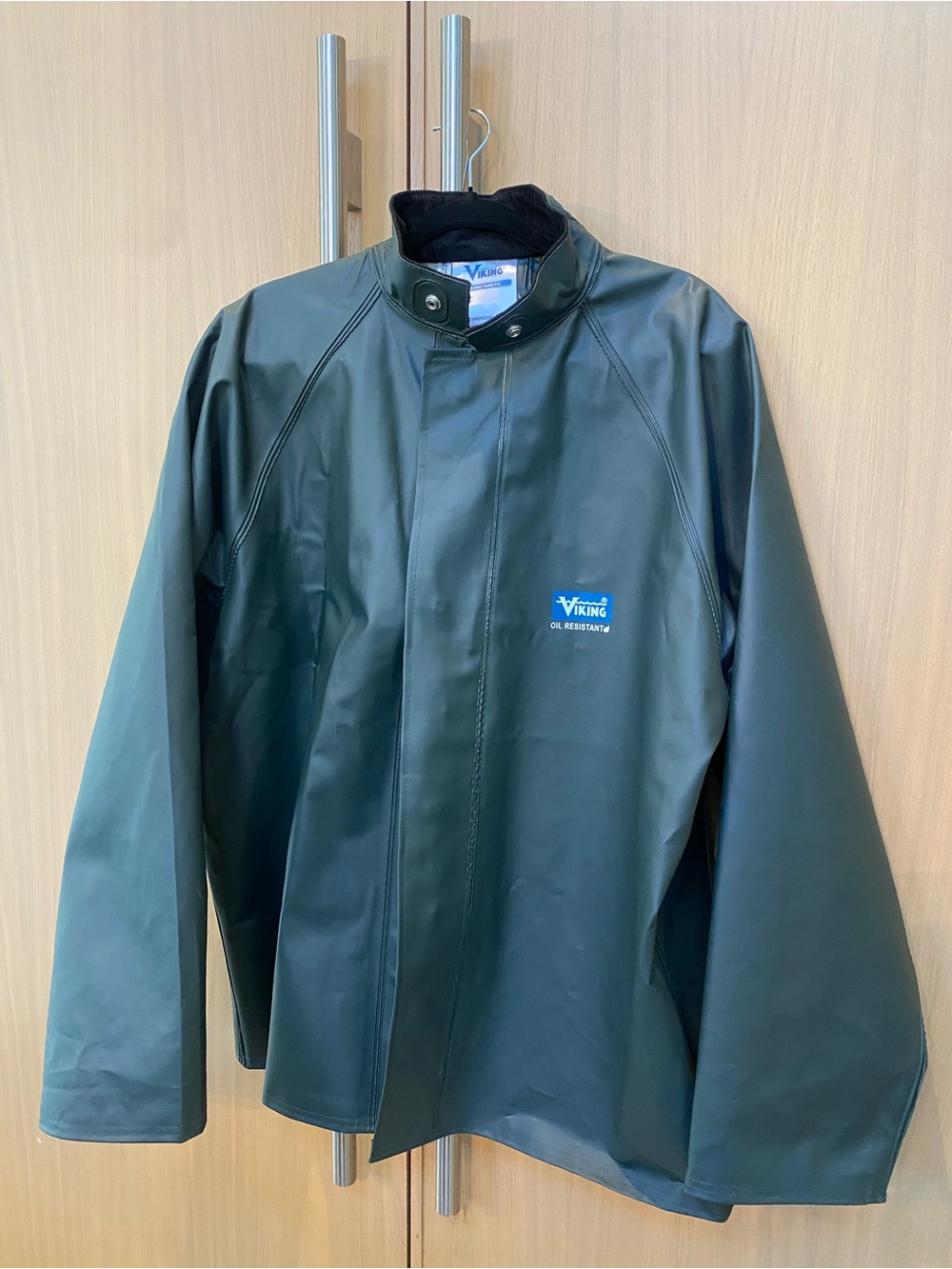 Viking Men's Dark Green Oil-Resistant Raincoat